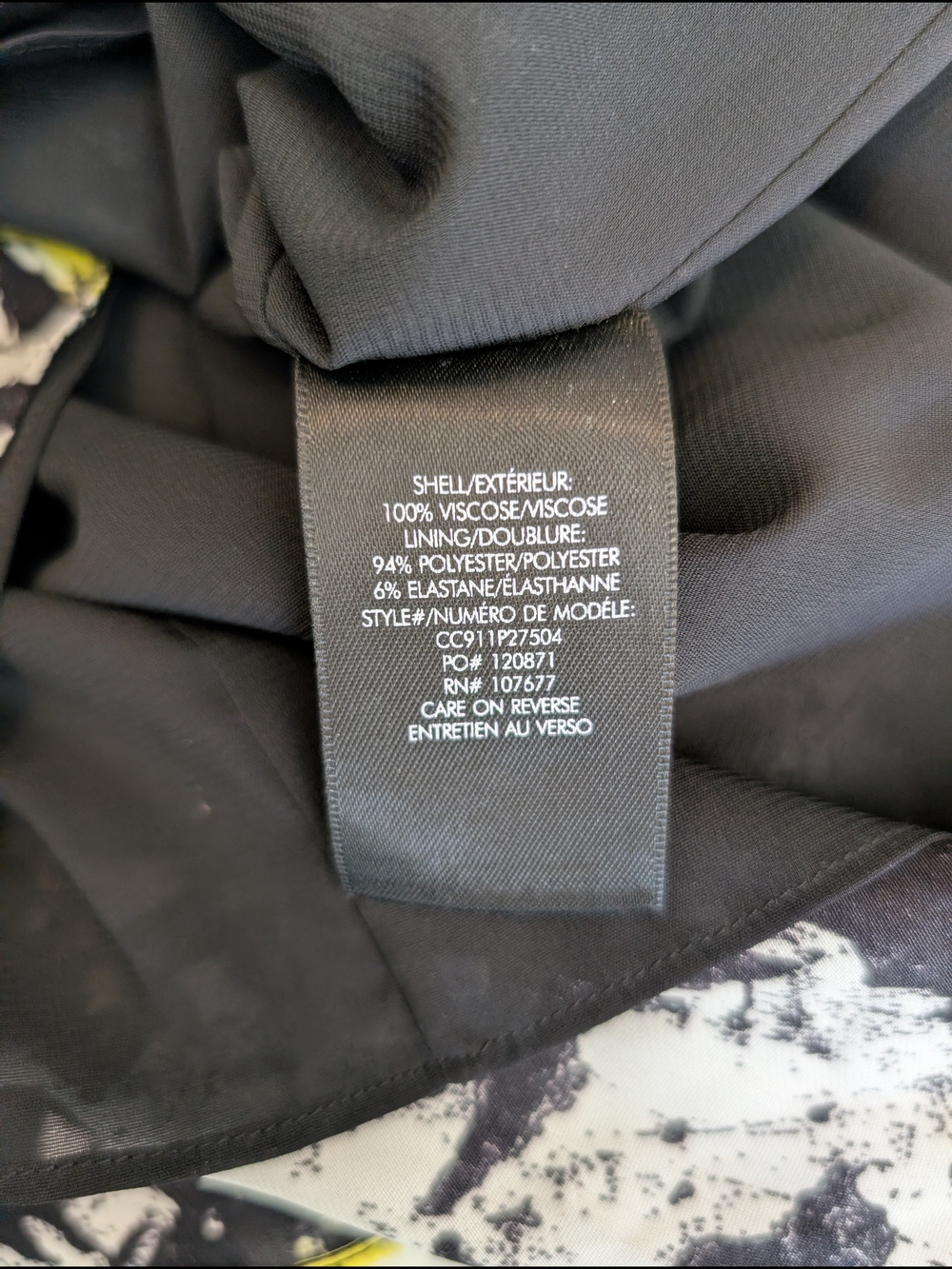 Alice + Olivia Womens 2 Ophelia Faux Wrap Mini Dress Black Cocktail Party - Picture 8 of 8